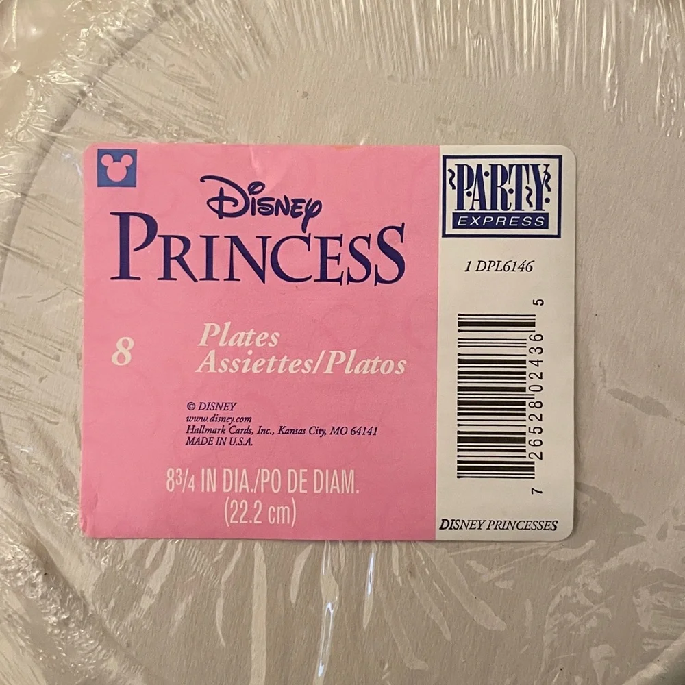 Early 2000s Hallmark Disney Princess Party Supplies